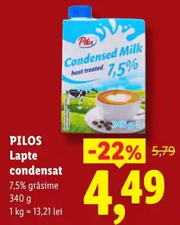 Lidl Pilos lapte condensat Ofertă