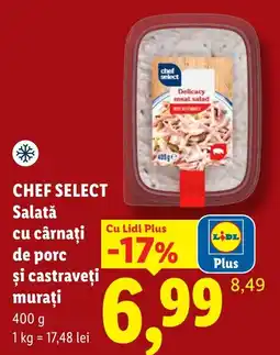 Lidl Chef Select Salată cu cârnați de porc și castraveți murați Ofertă