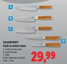 Lidl Silvercrest cuțit cu mâner lemn Ofertă