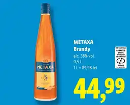 Lidl Metaxa Brandy Ofertă