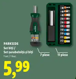 Lidl Parkside set biți / set șurubelniță și biți Ofertă