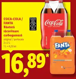 Lidl Coca-Cola / Fanta Ofertă
