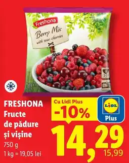 Lidl Freshona fructe de pădure și vișine Ofertă