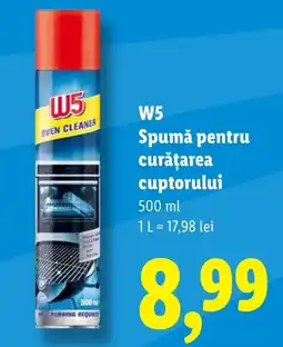 Lidl W5 spumă pentru curățarea cuptorului Ofertă