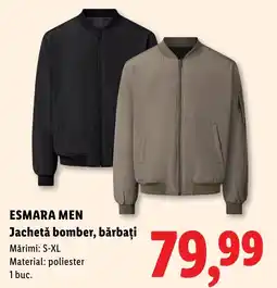 Lidl Esmara men jacheta bomber, bărbați Ofertă