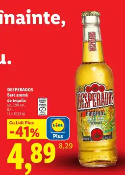 Lidl Desperados Bere aromă de tequila Ofertă