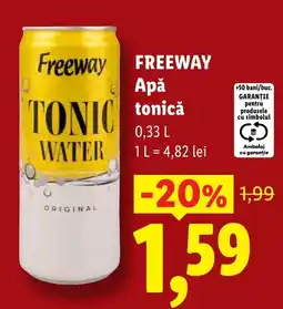 Lidl Freeway Apă tonică Ofertă