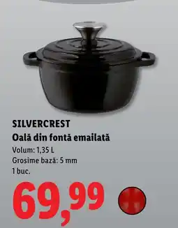 Lidl Silvercrest Oală din fontă emailată Ofertă