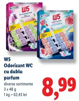 Lidl W5 odorizant wc cu dublu parfum Ofertă
