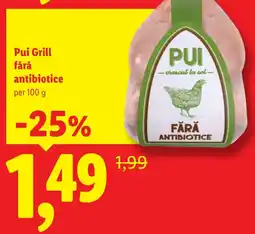 Lidl Pui Grill Ofertă