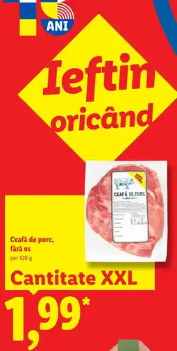 Lidl Ceață de porc Ofertă