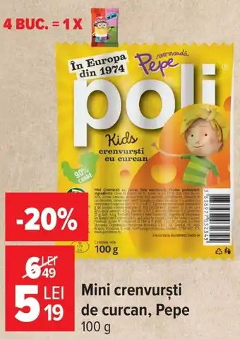 Pepe mini crenvurști