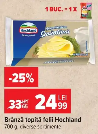Brânză topită felii Hochland