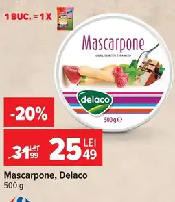 Carrefour Mascarpone, Delaco Ofertă