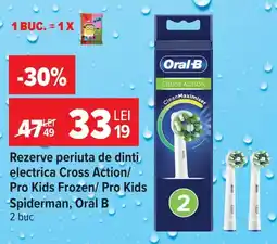 Carrefour oral b periuta de dinti electrica cross action Ofertă