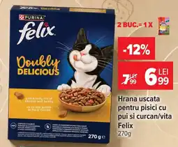 Carrefour felix hrana uscata pentru pisici Ofertă