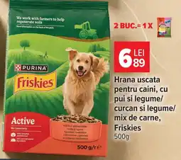 Carrefour Friskies hrana uscata pentru caini Ofertă