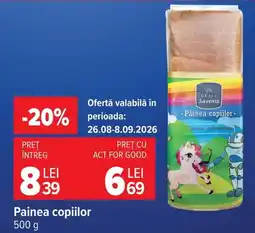 Carrefour Savoria painea copiilor Ofertă