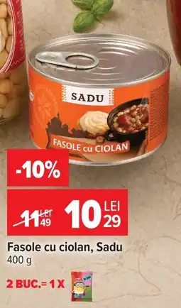 Carrefour Sadu fasole cu ciolan Ofertă