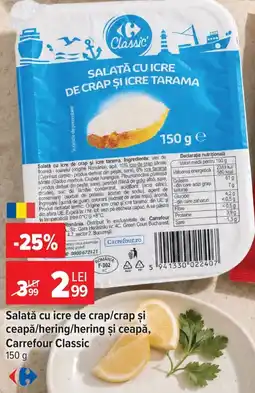 Carrefour Carrefour Classic salată cu icre Ofertă