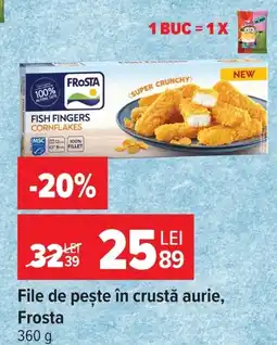 Carrefour Frosta file de pește în crustă aurie Ofertă