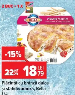Carrefour Plăcintă cu brânză dulce și stafide Ofertă