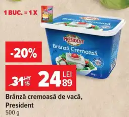 Carrefour Brânză cremoasă de vacă Ofertă