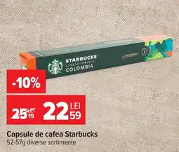 Carrefour Capsule de cafea Starbucks Ofertă