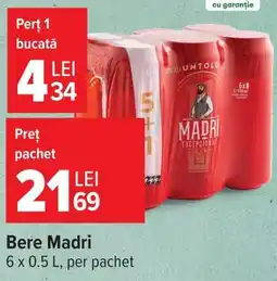 Carrefour Bere Madri Ofertă