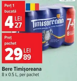 Carrefour Bere Timișoreana Ofertă