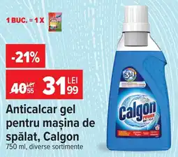 Carrefour Calgon anticalcar gel pentru mașina de spălat Ofertă