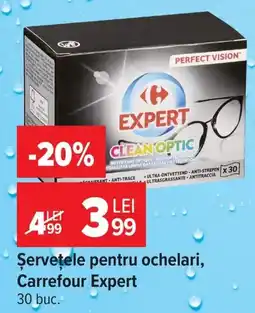Carrefour Carrefour Expert șervețele pentru ochelari Ofertă