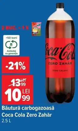 Carrefour Market Coca Cola Zero Zahăr Ofertă