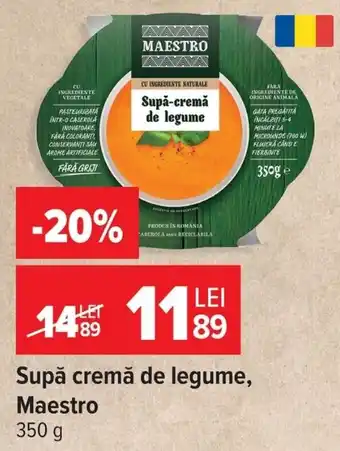 Maestro supă cremă de legume