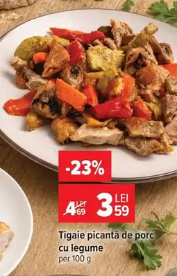 Carrefour Tigaie picantă de porc cu legume Ofertă