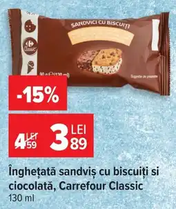 Carrefour Carrefour Classic sandviș cu biscuiți Ofertă
