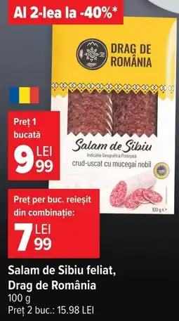 Carrefour Drag de România salam de sibiu Ofertă