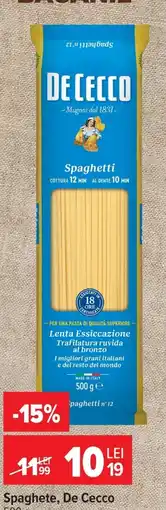 Carrefour Spaghete, De Cecco Ofertă