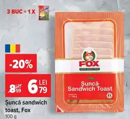 Carrefour Fox sunca sandwich toast Ofertă