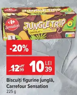 Carrefour Market Carrefour Sensation biscuiți figurine junglă Ofertă