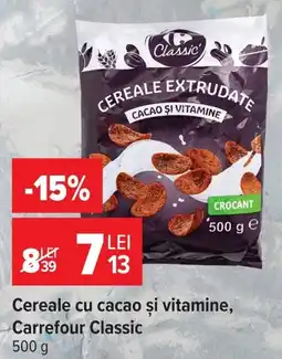 Carrefour Market Carrefour Classic cereale extrudate cacao și vitamine Ofertă
