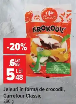 Carrefour Market Carrefour Classic Jeleuri în formă de crocodil Ofertă