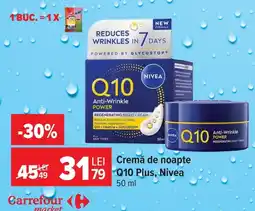 Carrefour Market Nivea cremă de noapte q10 plus Ofertă