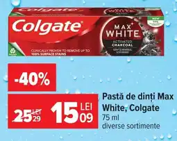 Carrefour Market Colgate pastă de dinți Max White Ofertă