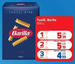 Carrefour Market Fusilli, Barilla Ofertă