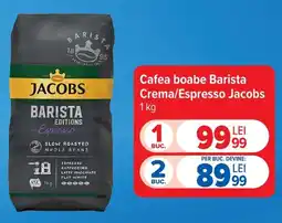 Carrefour Market Jacobs cafea boabe Barista Crema/Espresso Ofertă