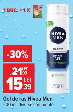 Carrefour Market Nivea men gel de ras Ofertă