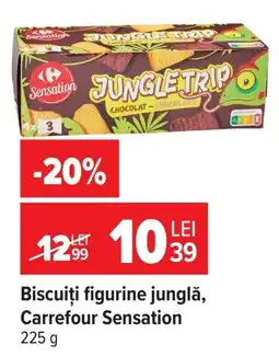 Carrefour Carrefour Sensation biscuiti figurine jungla Ofertă