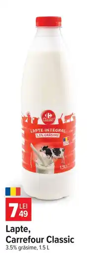 Carrefour Lapte Carrefour Classic Ofertă