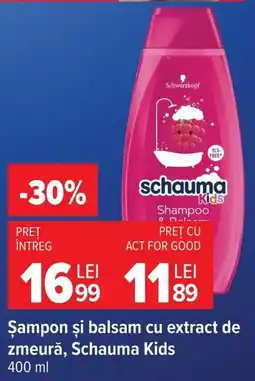 Carrefour Schauma kids şampon și balsam Ofertă
